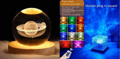 LED water ripple ambient night light with 16 RGB colors, USB powered, Sell My Stuff on Tampa Home & Garden Store