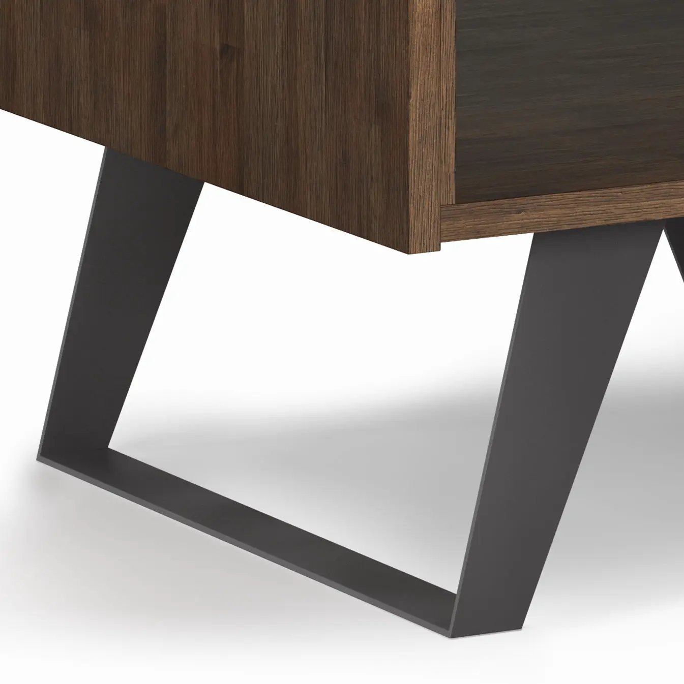 Lowry Handcrafted End Table with Acacia Drawer