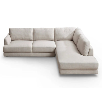 Glander sectional sofa beige fabric 3-seat with chaise by Unique Piece Furniture on Tampa Home & Garden Store