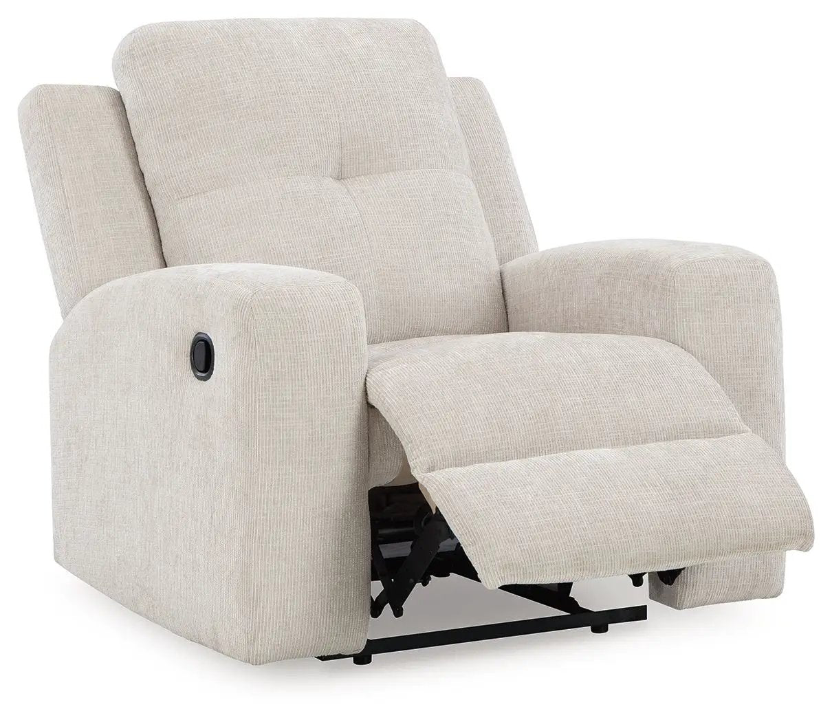 Danum Zero Wall Recliner beige fabric with plush back by Unique Piece Furniture on Tampa Home & Garden Store