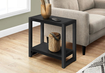 Accent Side Table with Two Tiers in Modern Style