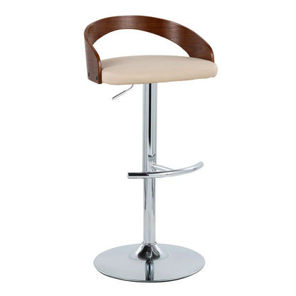 Grotto Contemporary Adjustable Barstool Swivel