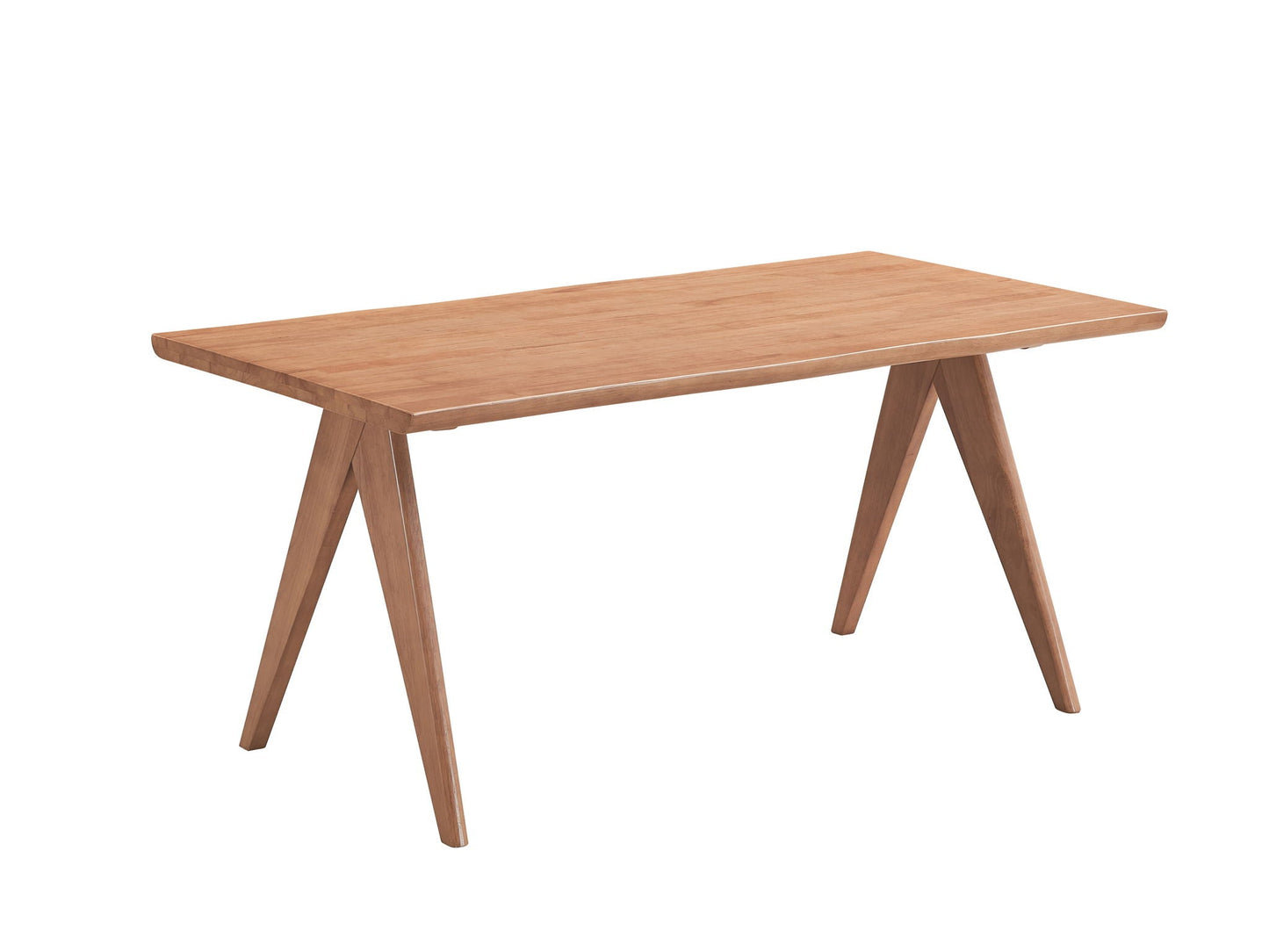 Velentina 5 Piece Patio Outdoor Dining Set natural wood table top with trestle legs on Tampa Home & Garden Store