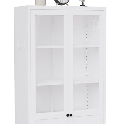 Tall Metal Pantry Cabinet and Adjustable Shelves