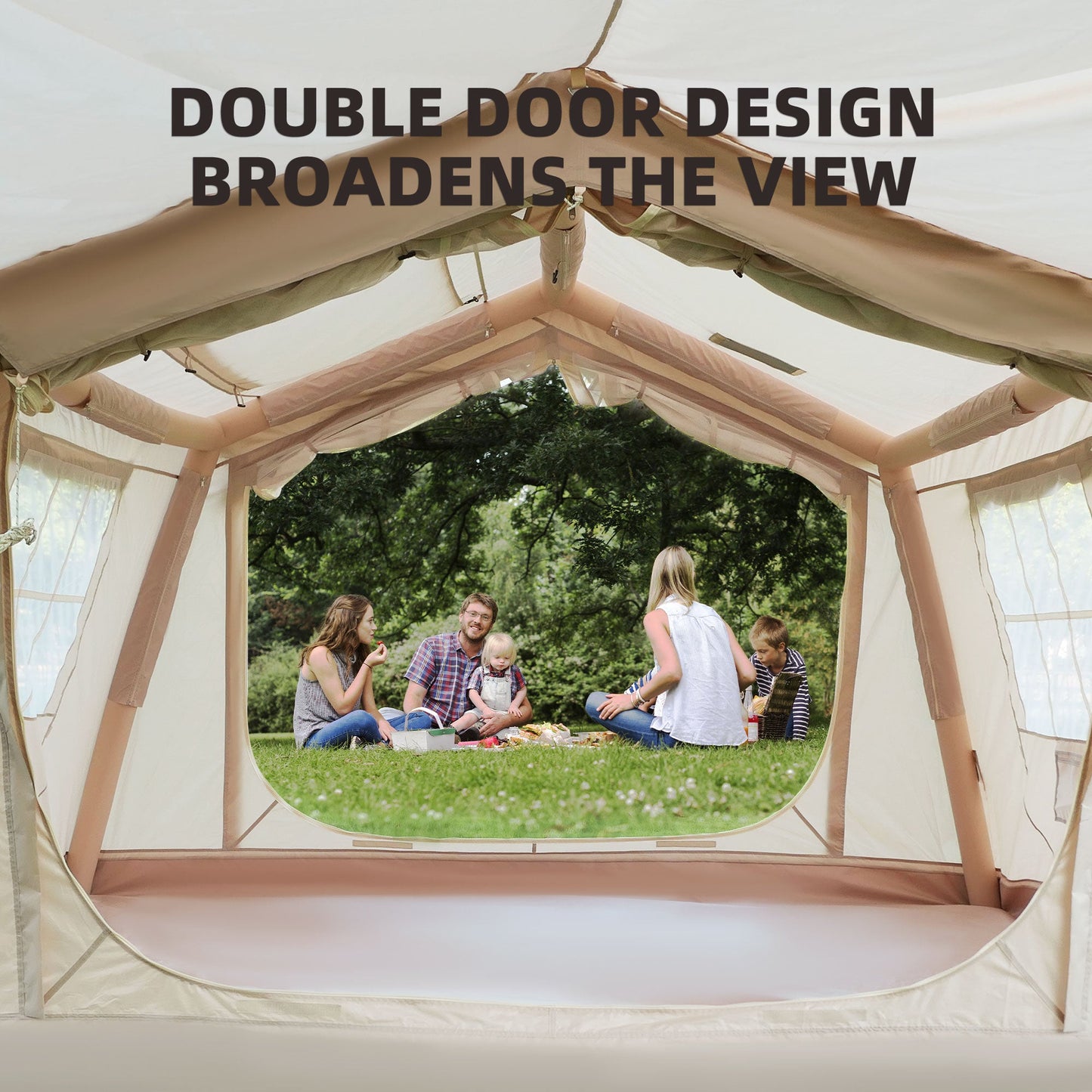 Fast Setup 8m Inflatable Tent and Outdoor Shelter