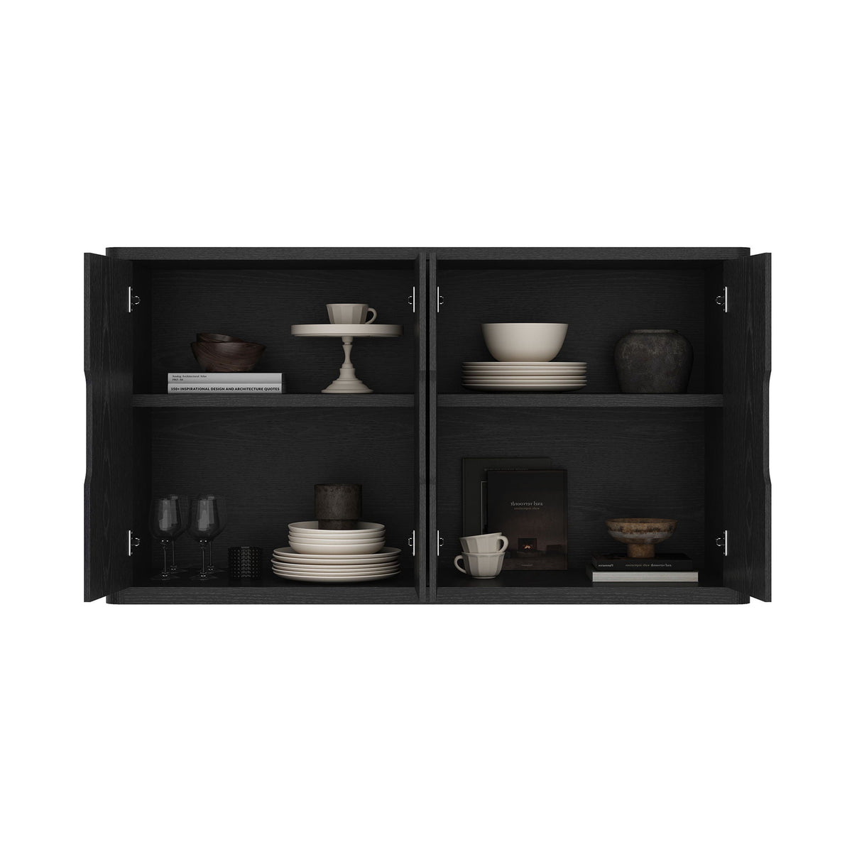 Rivington Sideboard, black finish with soft-close doors and adjustable shelves HouseOfZazla on Tampa Home & Garden Store