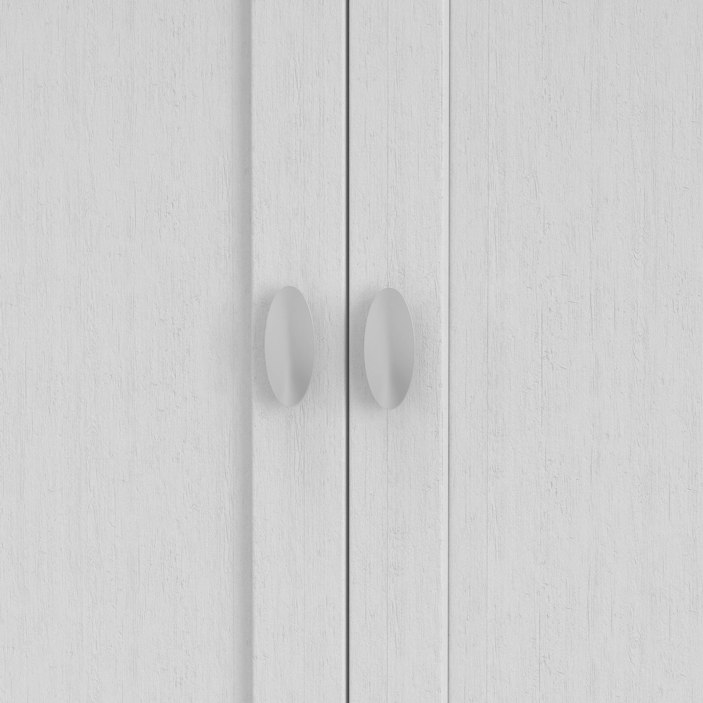Redmond handcrafted low storage cabinet, white accent with round knobs on Tampa Home & Garden Store