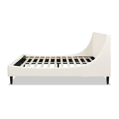 Aspen Vertical Tufted Headboard Platform Bed