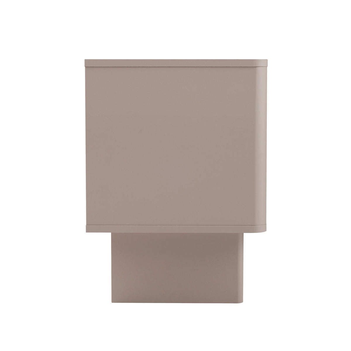 Modern Accent Nightstand with Drawer and Shelf by HouseOfZazla in taupe beige on Tampa Home & Garden Store