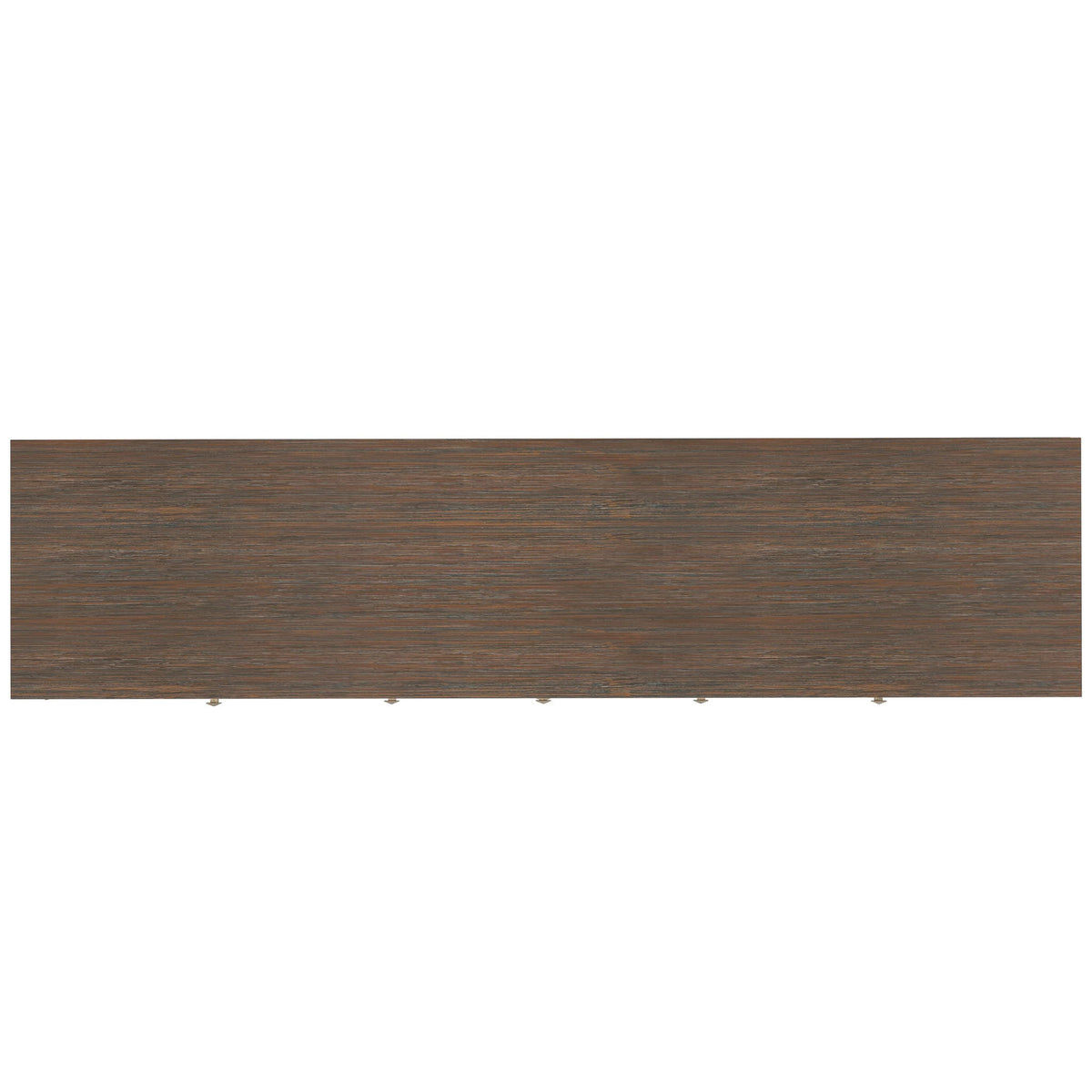 Wide handcrafted solid wood media stand and shelf in dark brown finish by HouseOfZazla on Tampa Home & Garden Store