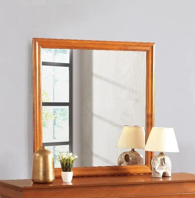 Traditional wall mirror with warm wooden frame by Unique Piece Furniture on Tampa Home & Garden Store