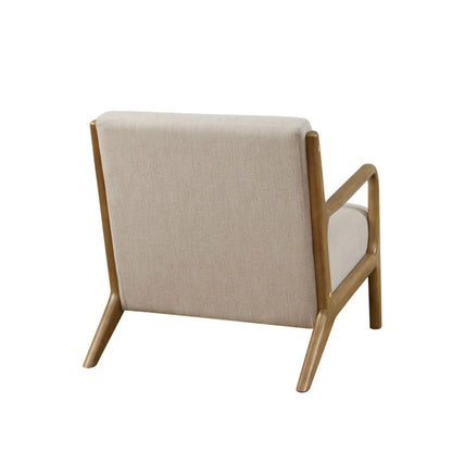 Mid-Century Style Lounge Chair With Upholstery