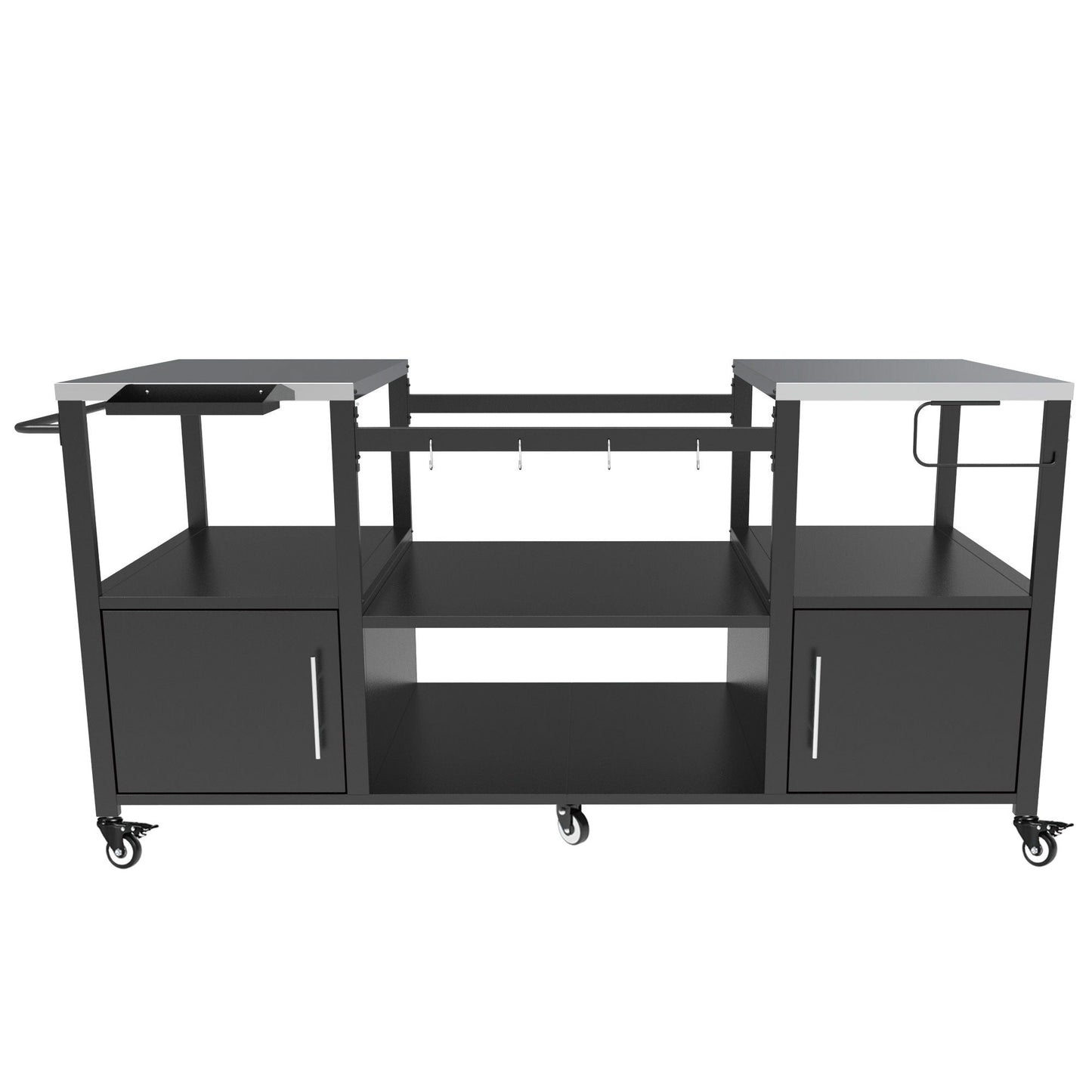 Stainless Steel Outdoor Grill Cart and Table