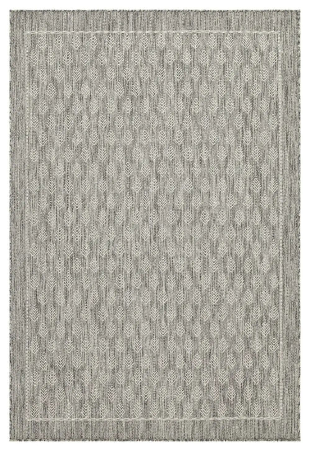 Sunshine runner rug 2'7" x 7'3" gray polypropylene with chevron pattern Unique Piece Furniture on Tampa Home & Garden Store