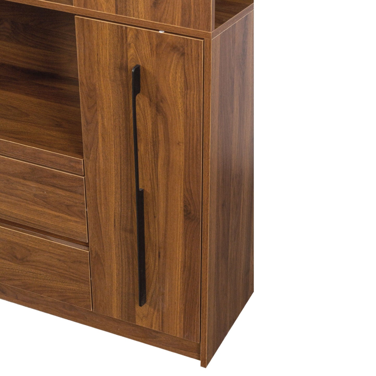 Tall Kitchen Pantry Cabinet and Microwave Stand
