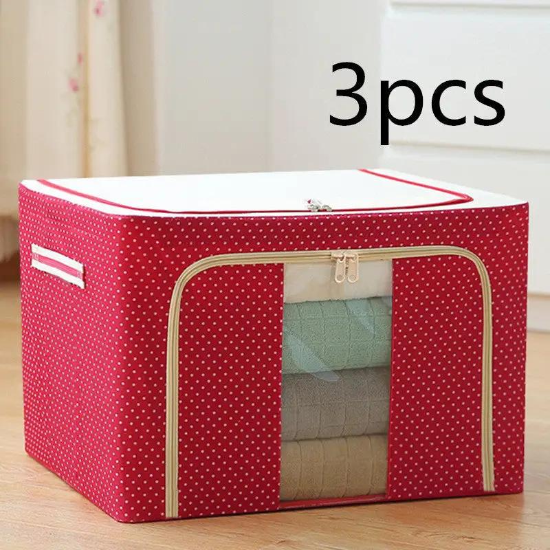 Steel Frame Storage Box With Oxford Cloth Cover
