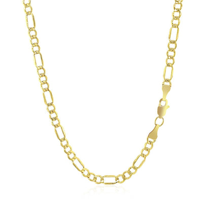 2.8mm 10k yellow gold lite figaro chain necklace with lobster clasp on Tampa Home & Garden Store