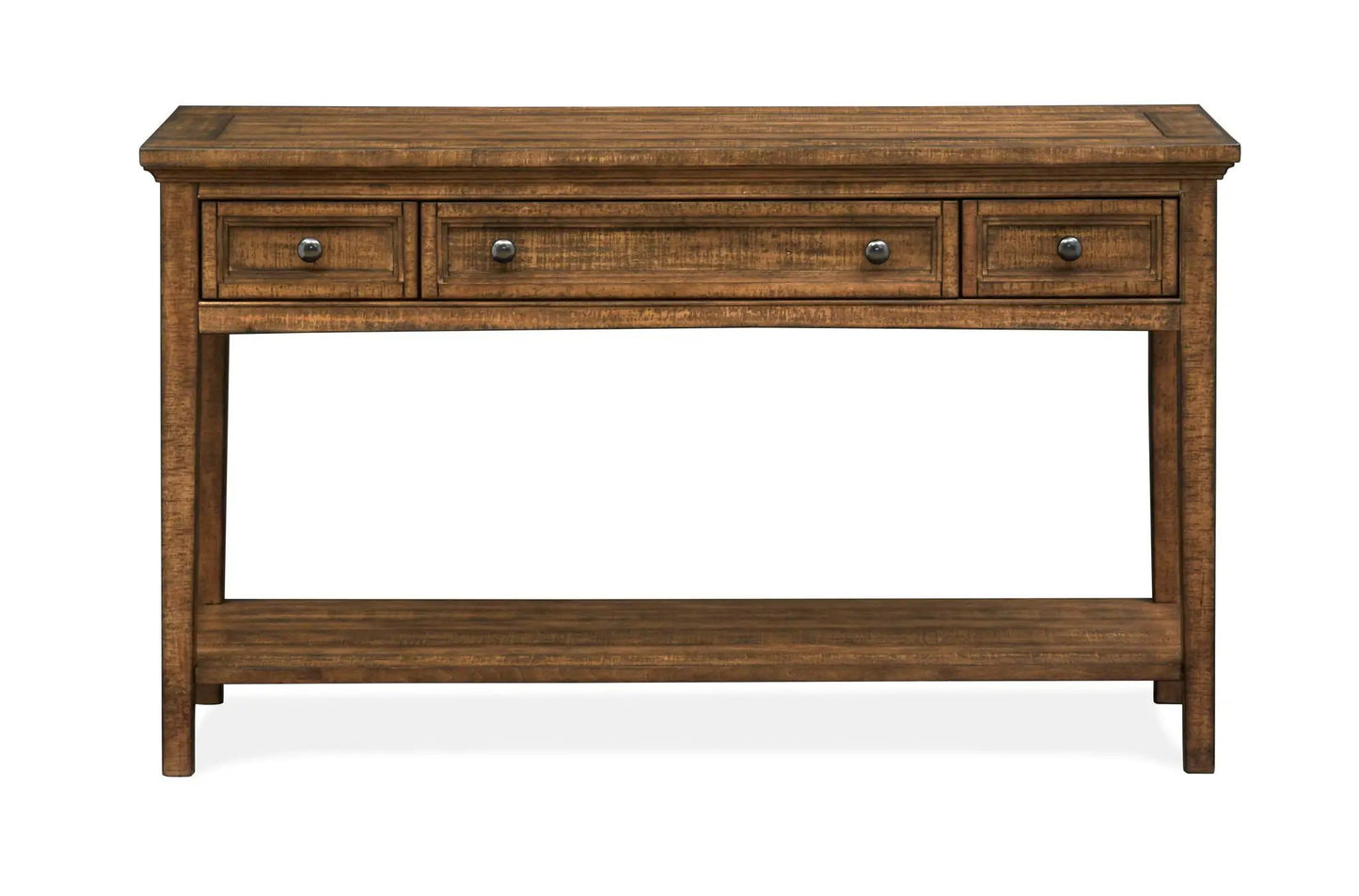 Bay Creek rectangular end table with 3 drawers in brown finish by Unique Piece Furniture on Tampa Home & Garden Store