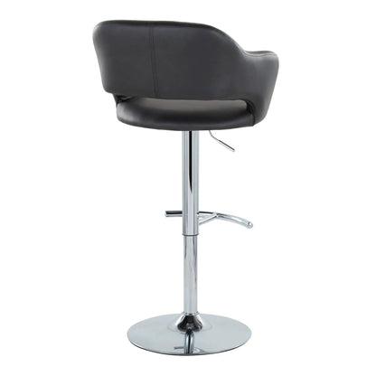 Margarite Contemporary Adjustable Barstool Swivel