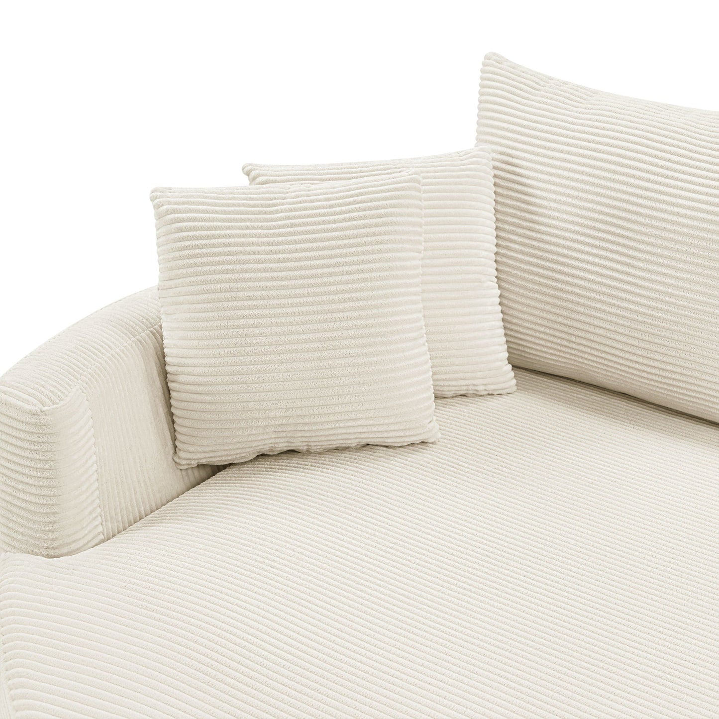 Oversized Double Chaise Sofa With USB Ports