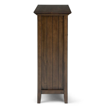 Bedford Storage Media Cabinet with Glass Doors