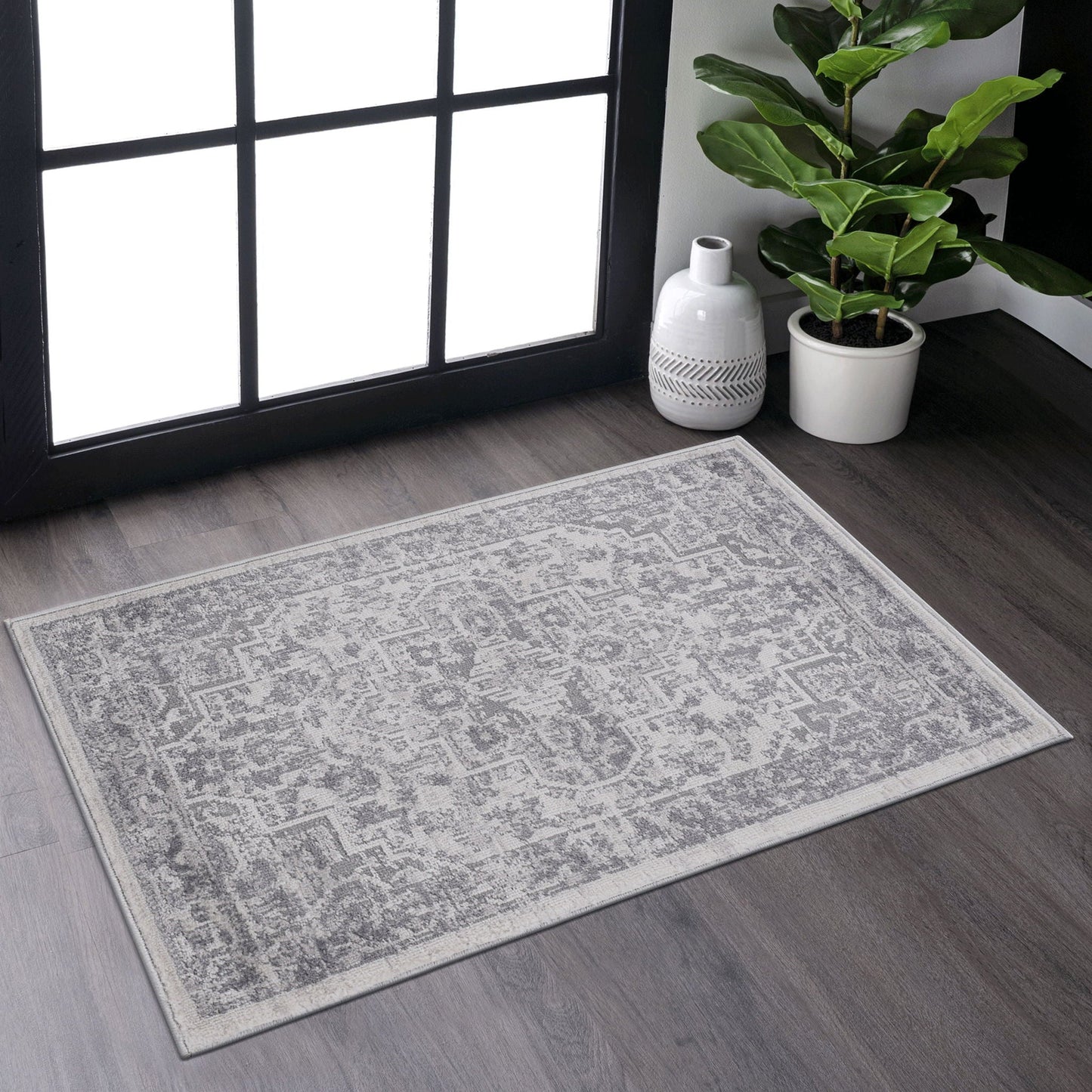 Marfi Oriental Rug in Neutral Tones for Home