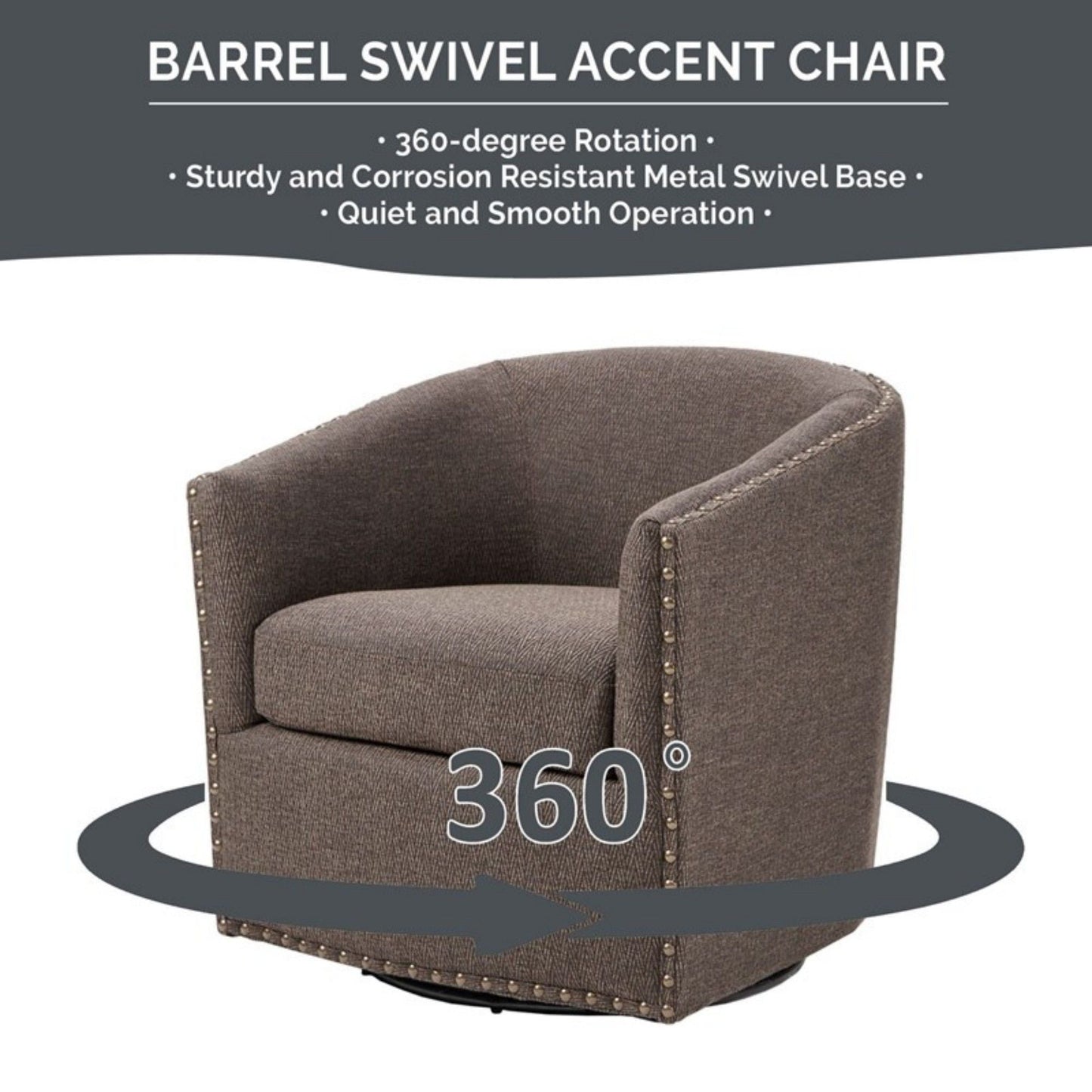 Elegant Chair 360 Degree Rotation and Comfort