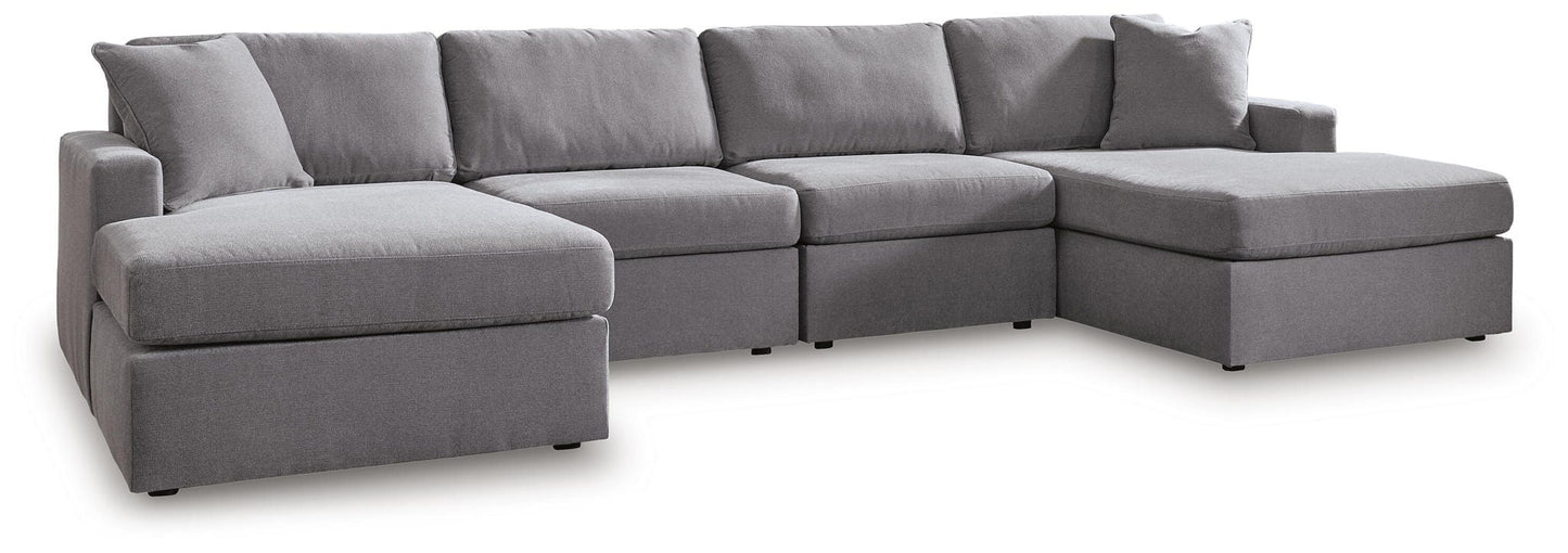 Modmax Sectional in Granite Performance Fabric