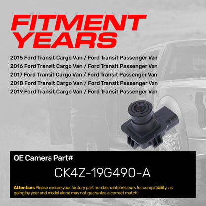 OE backup camera for Ford Transit 2015–2019 CK4Z-19G490-A by Master Tailgaters on Tampa Home & Garden Store