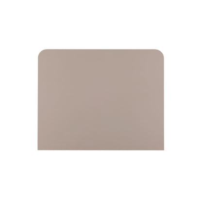Modern accent nightstand top panel in beige with rounded corners on Tampa Home & Garden Store
