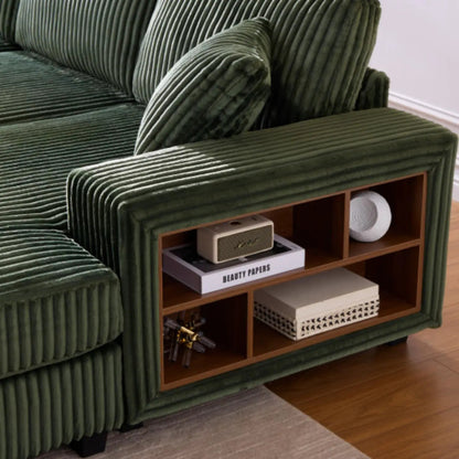 U Shaped Convertible Sofa Four Seater Lounge