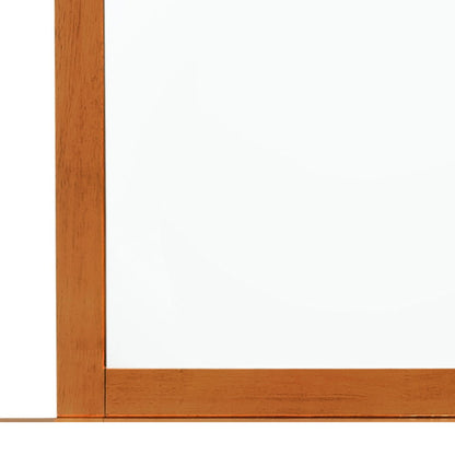 Wall mirror by HouseOfZazla with orange wood veneer frame on Tampa Home & Garden Store
