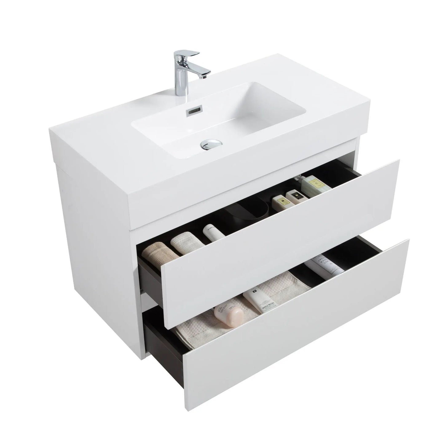 Alice Wall Mounted Floating Vanity With Sink