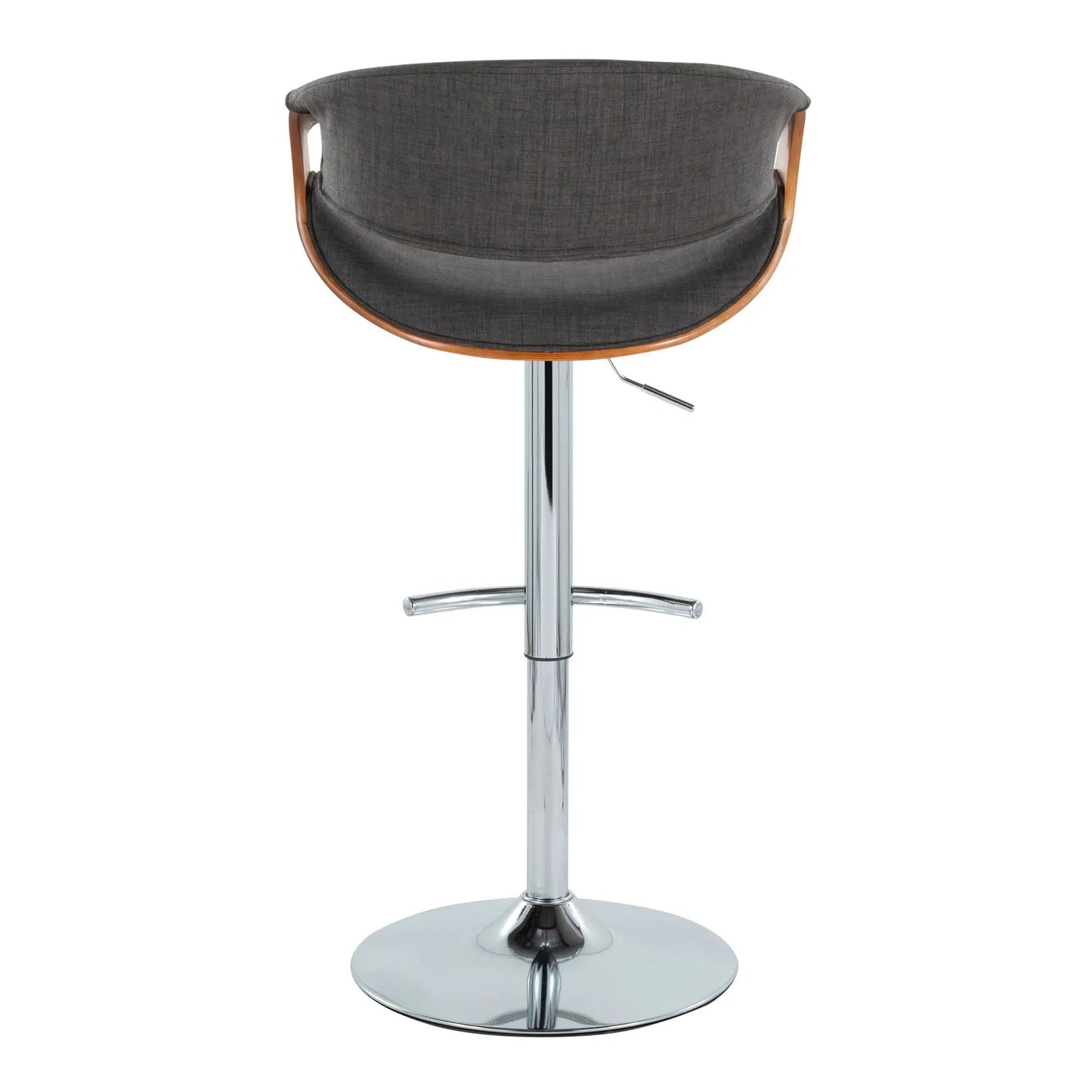 Curvo Mid Century Barstool with Swivel Seat