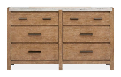 Plum Creek Drawer Dresser in Burnished Finish