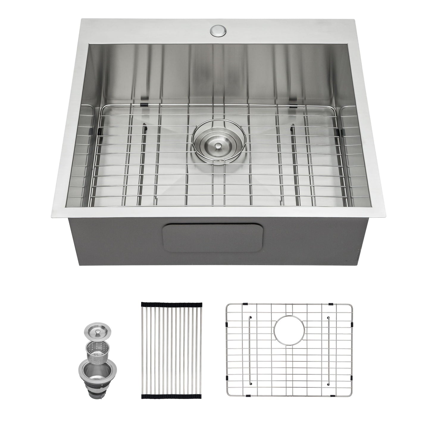 Topmount Brushed Stainless Steel Kitchen Sink