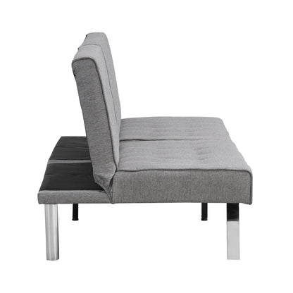 Modern Futon Sofa Bed and Convertible Guest Seat
