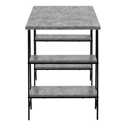 Industrial Computer Desk with Shelves for Home