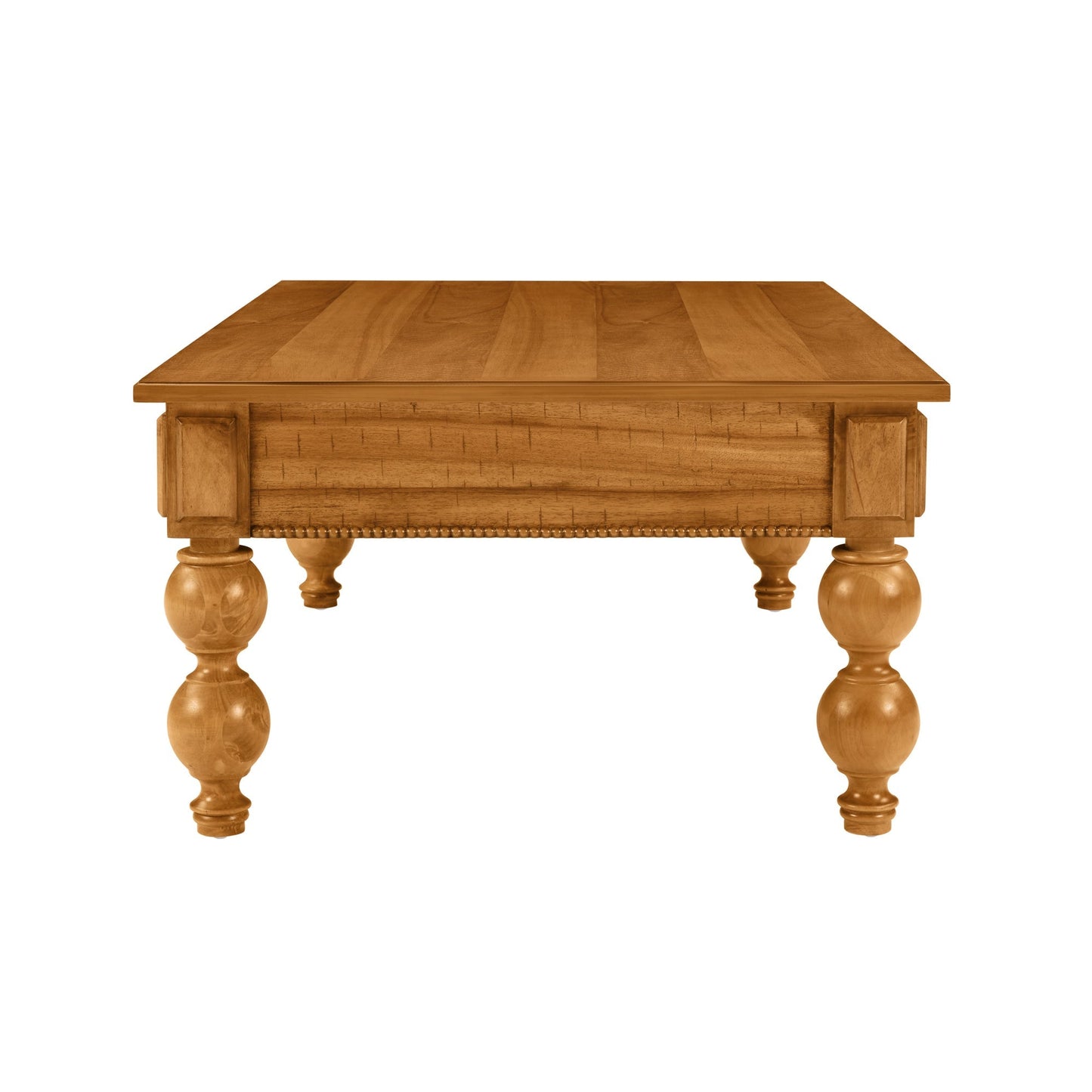 Rectangular wooden coffee table with storage drawer, natural wood finish, HouseOfZazla on Tampa Home & Garden Store