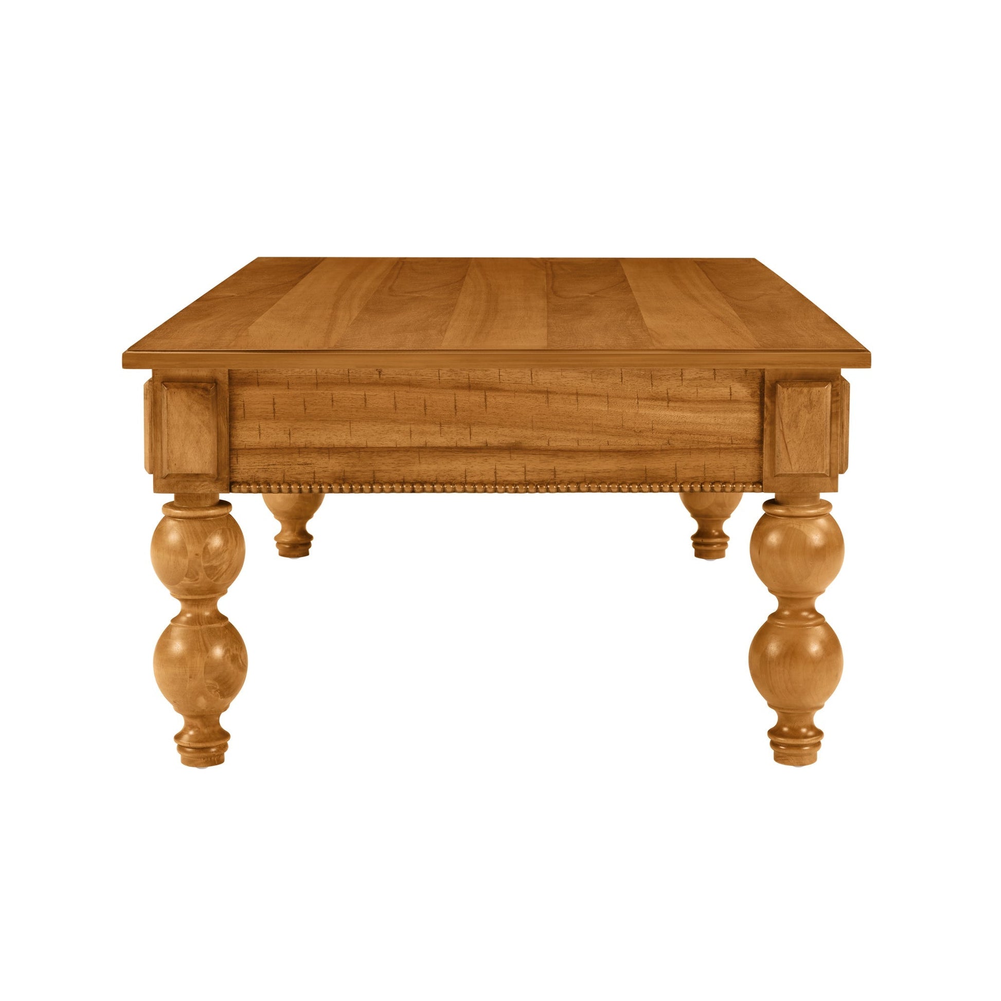 Rectangular wooden coffee table with storage drawer, natural wood finish, HouseOfZazla on Tampa Home & Garden Store
