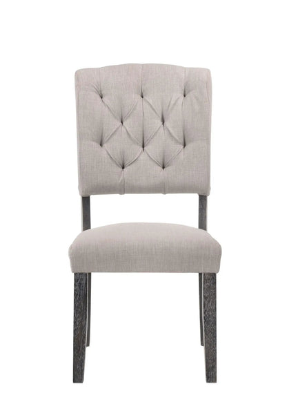 Bernard Weathered Side Chair Set of Two Dining