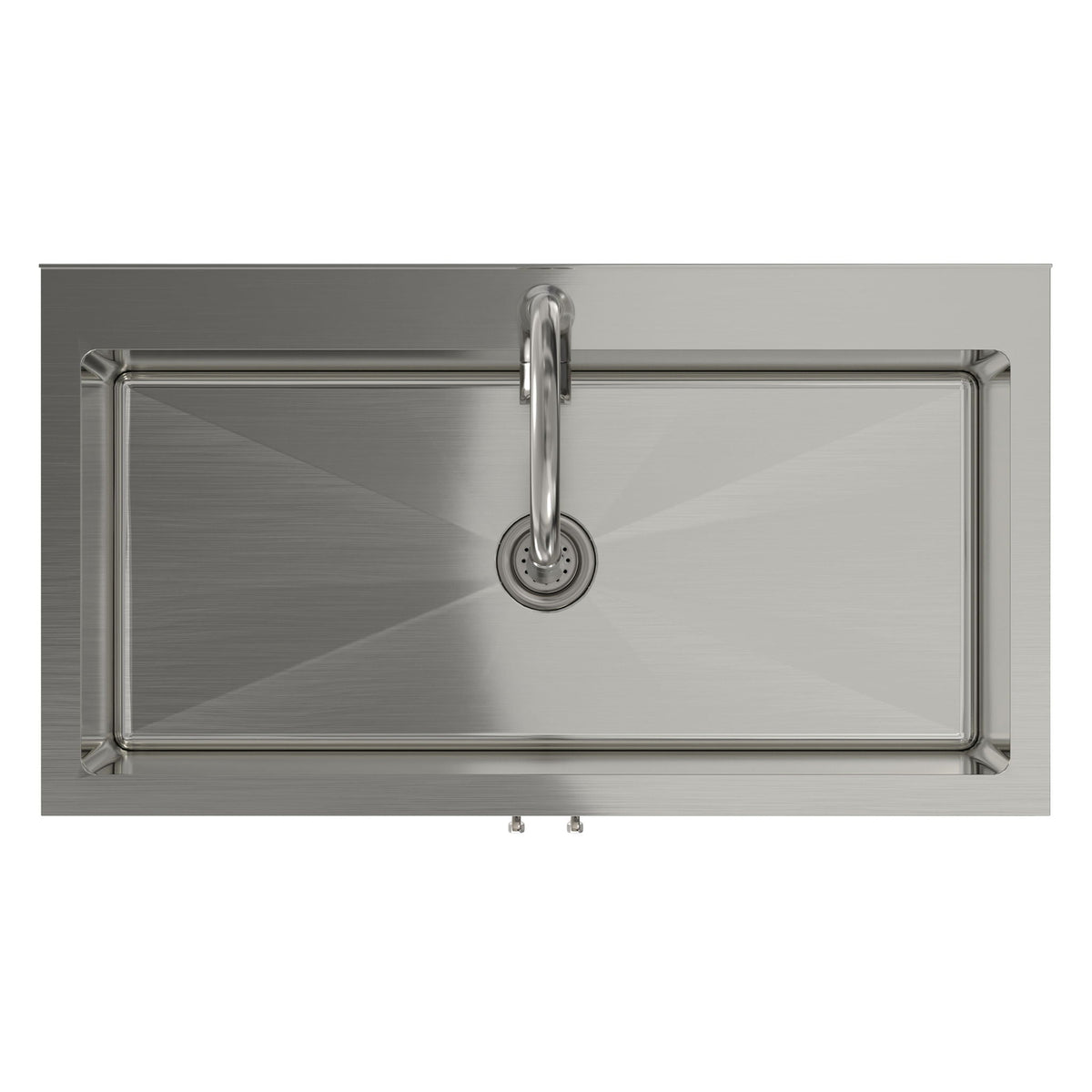 Deluxe Laundry Cabinet With Sink And Faucet Unit stainless steel vanity by HouseOfZazla on Tampa Home & Garden Store
