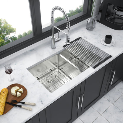 Modern Double Bowl Undermount Sink And Steel