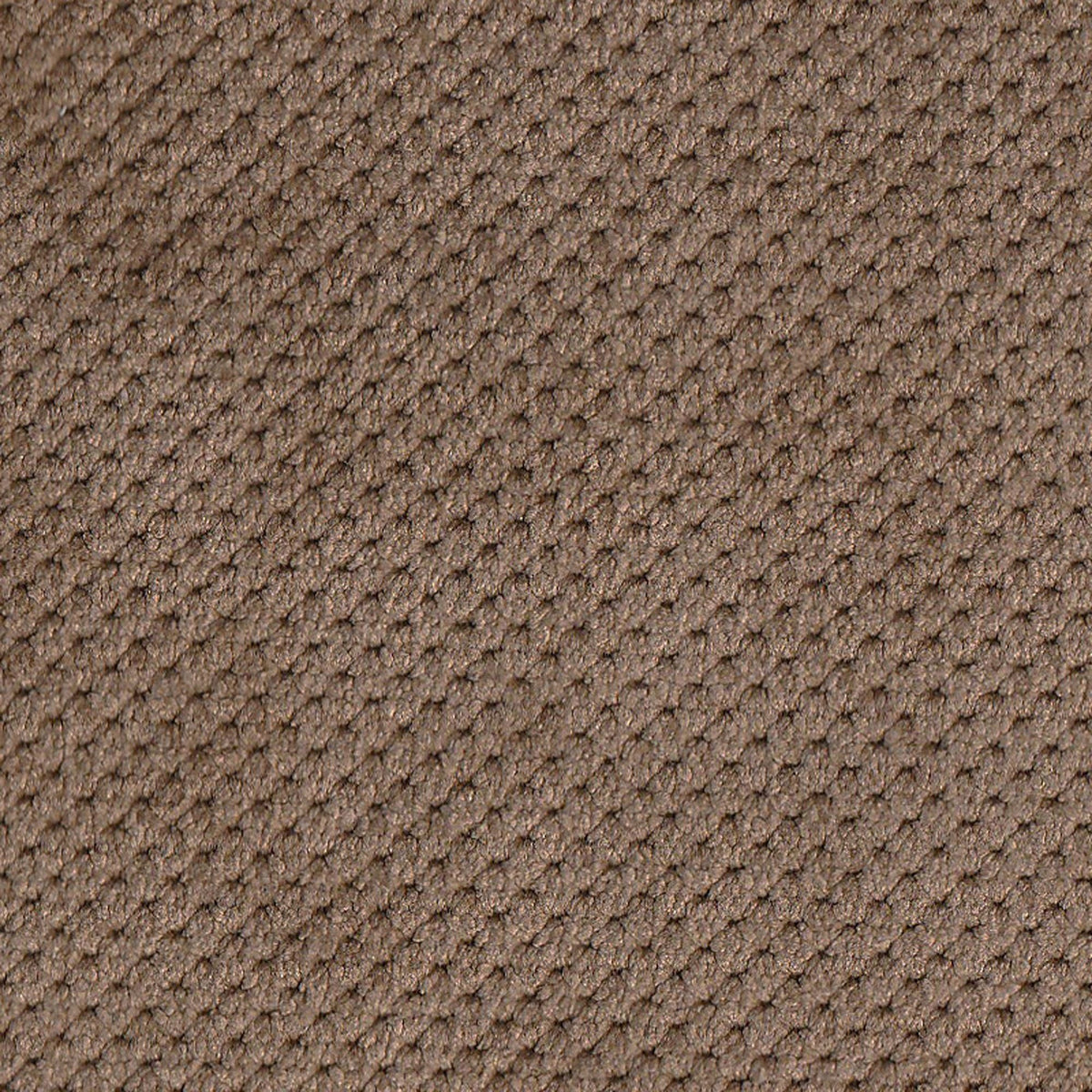 Brown waffle-textured carpet close-up with dense loop pile on Tampa Home & Garden Store