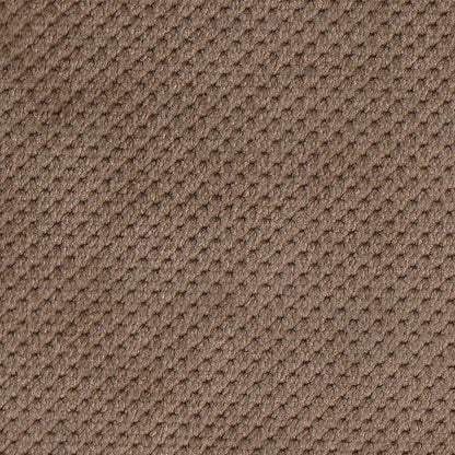 Brown waffle-textured carpet close-up with dense loop pile on Tampa Home & Garden Store