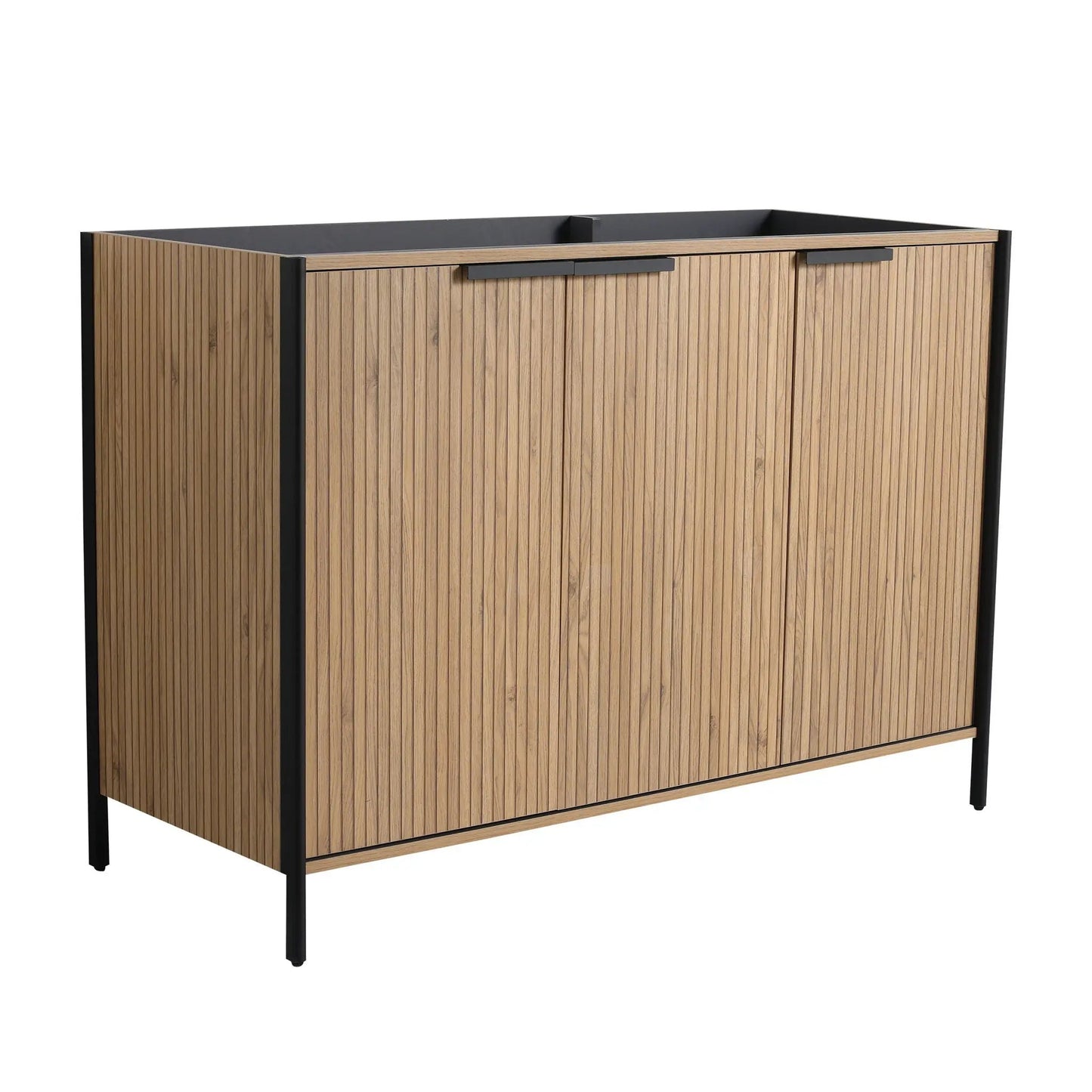 Contemporary Vanity with Adjustable Shelves