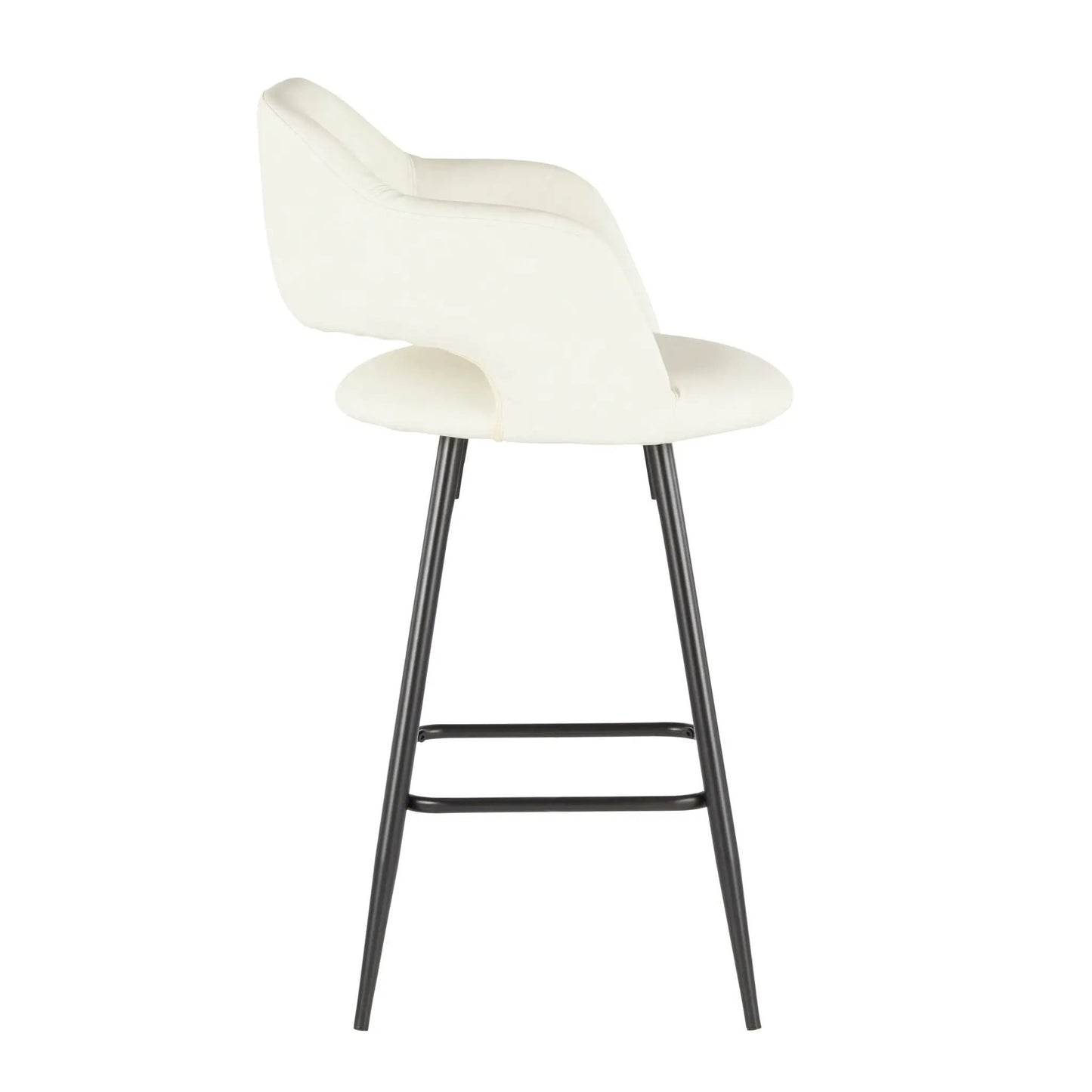 Margarite Contemporary Counter Stool Set of Two