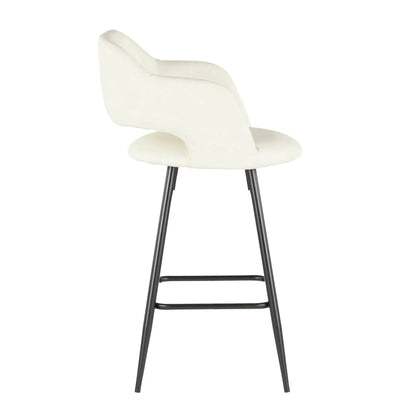 Margarite Contemporary Counter Stool Set of Two
