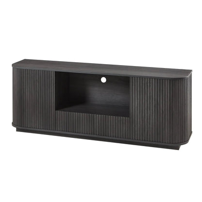 Modern Wavy TV Stand Sideboard with Cabinet