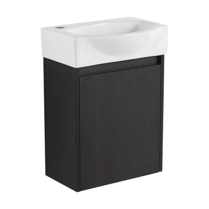 Modern Bathroom Vanity with Ceramic Basin Sink